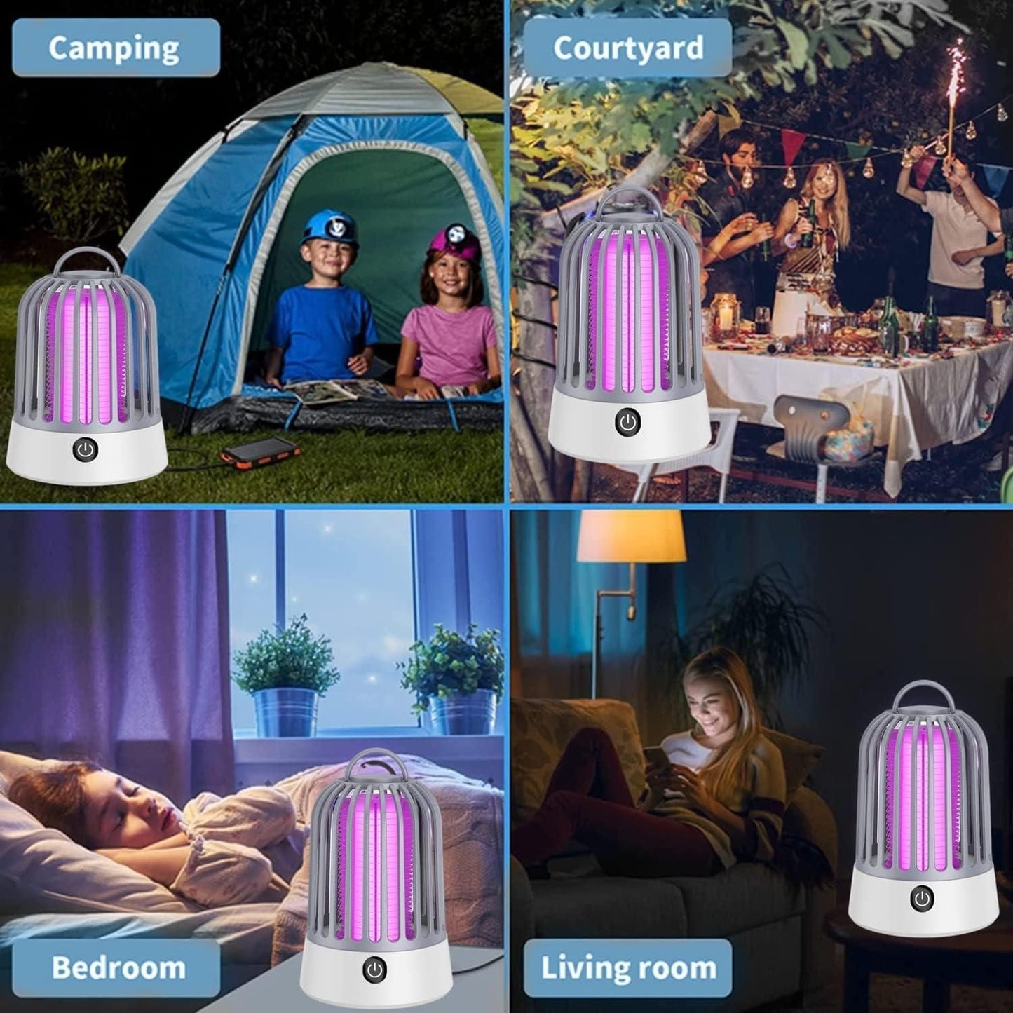 "Say Goodbye to Mosquitoes! 🦟✨ Get the Ultimate LED Mosquito Killer Lamp for a Peaceful Home! 🏠🌙"